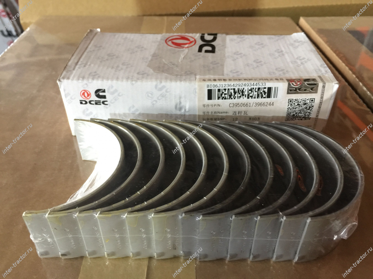 6743-31-3210:Вкладыш шатунный STD C3950661/3966244 std